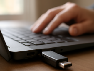 Flashdisk yang dicolok ke port USB laptop tetapi tidak terbaca di Windows